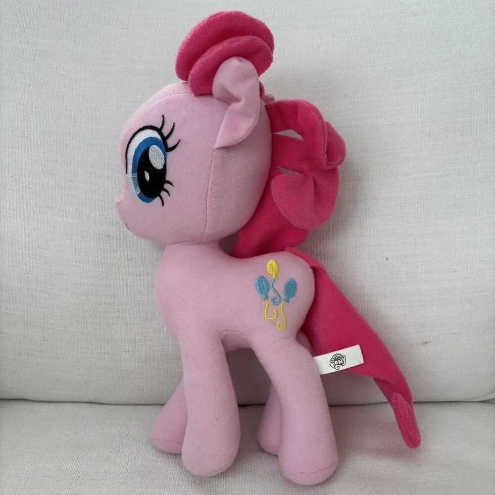 My Little Pony Twilight Sparkle & Pinkie Pie Plush Hasbro Ty Glitter Purple Pink
